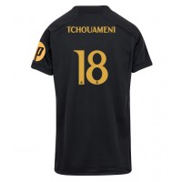 Real Madrid Aurelien Tchouameni #18 Tredje Tröja Kvinnor 2023-24 Korta ärmar